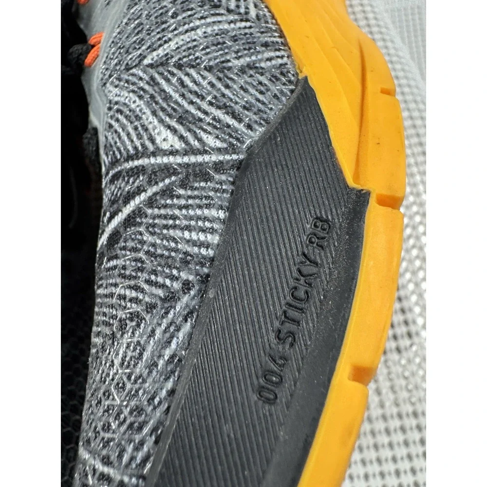 Nike Metcon 6 AMP Womens 7 Training CrossFit Shoes Gray Orange AO2982-081